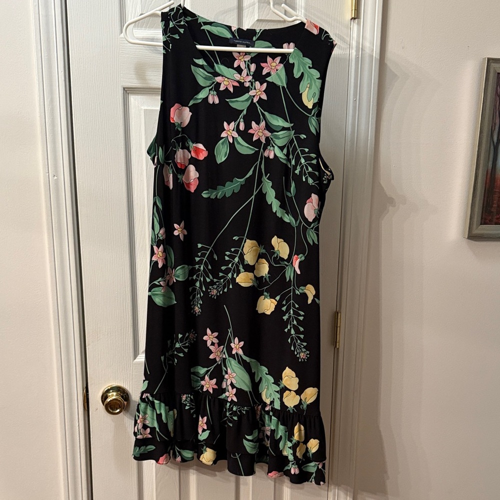 Tommy Hilfiger Black Floral Mini Dress